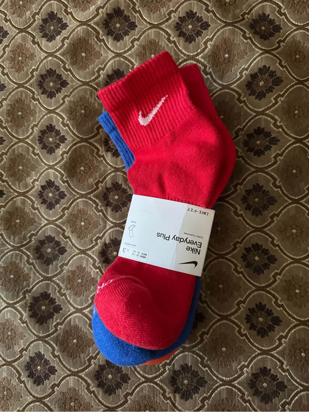 3 Pair Of New Nike Ankle Socks Size 8-12